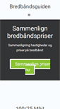 Mobile Screenshot of bredbaandsguiden.dk